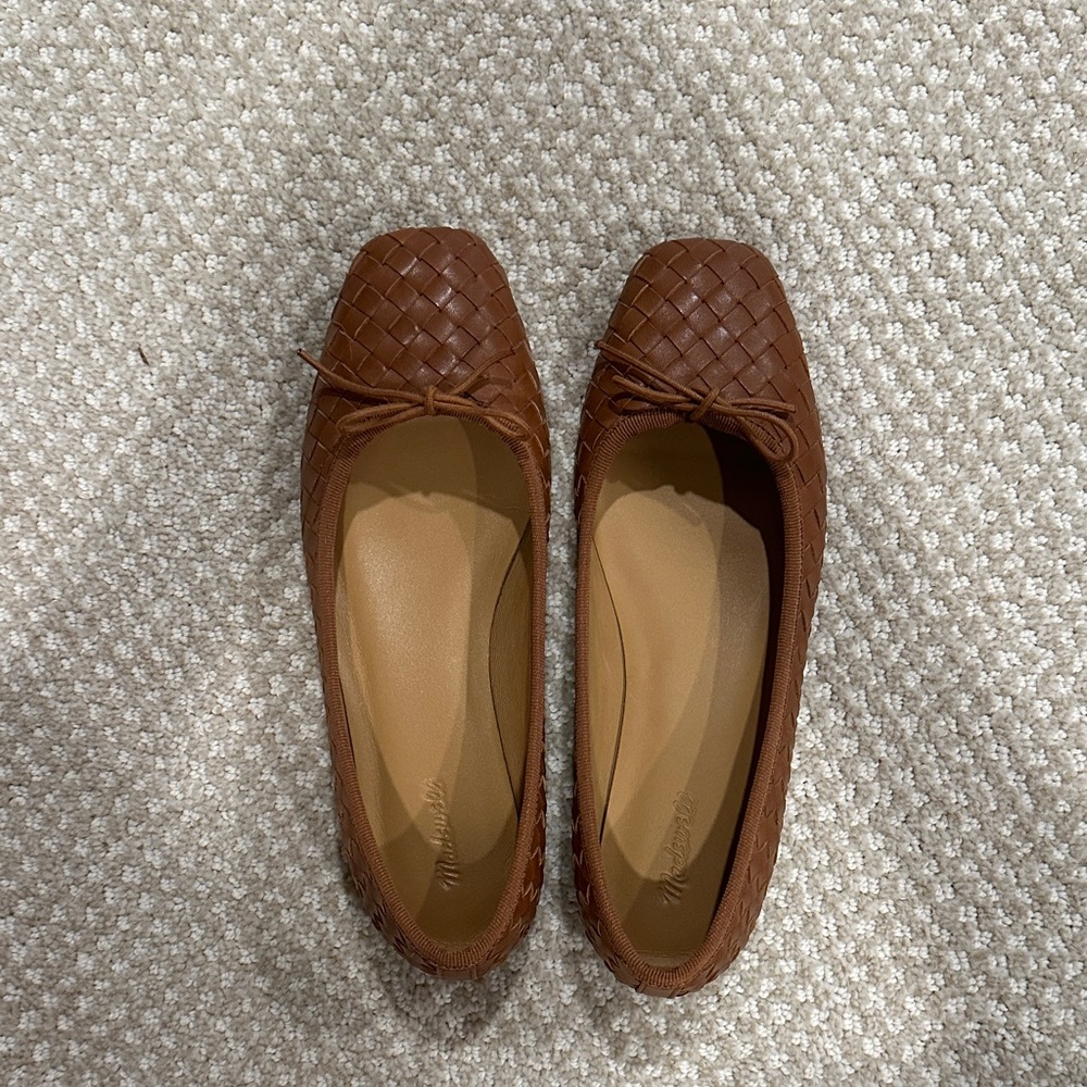 Madewell Brown Woven Flats
